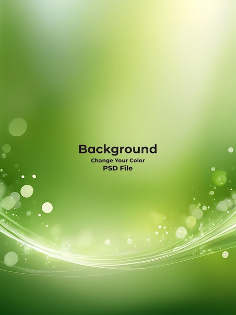 Psd spring light textured green blurry summer background design wallpaper light green background