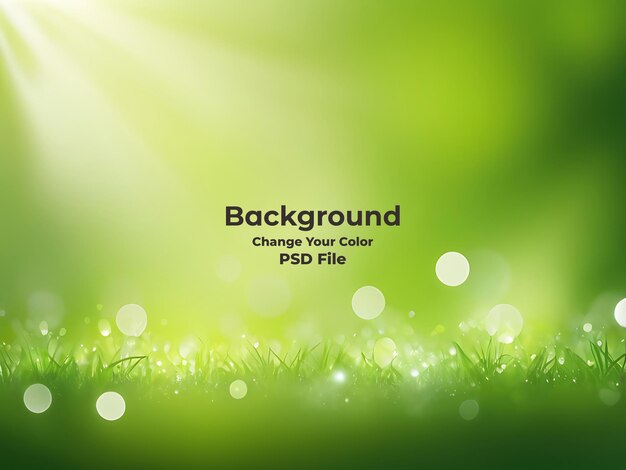 PSD psd spring light textured green blurry summer background design wallpaper light green background