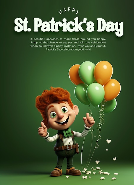 PSD psd st patrick's day poster