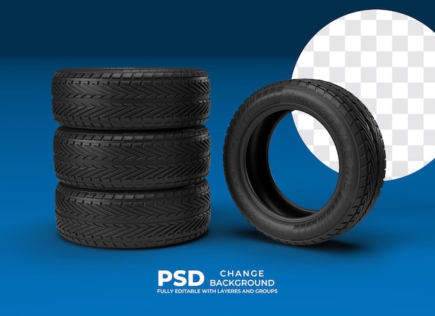 PSD stacked tires