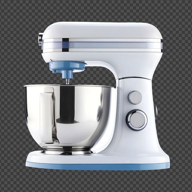 PSD psd stand mixer isolated on transparent background