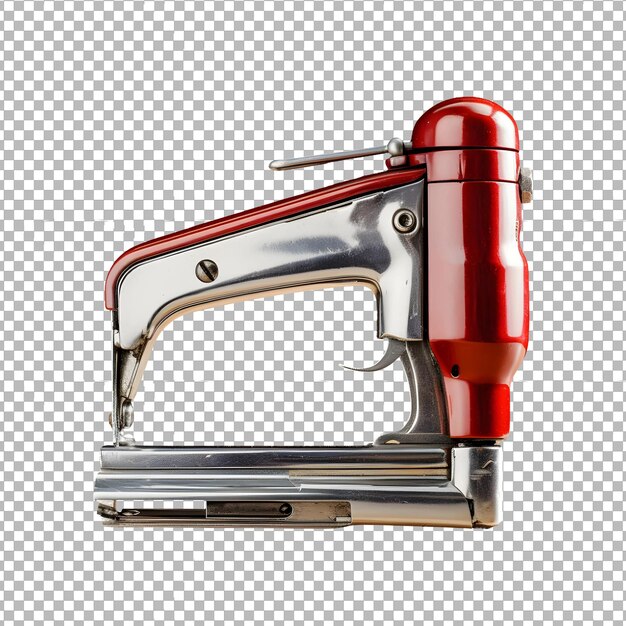 PSD psd staple gun isolated on transparent background