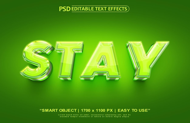 PSD psd stay text style effect