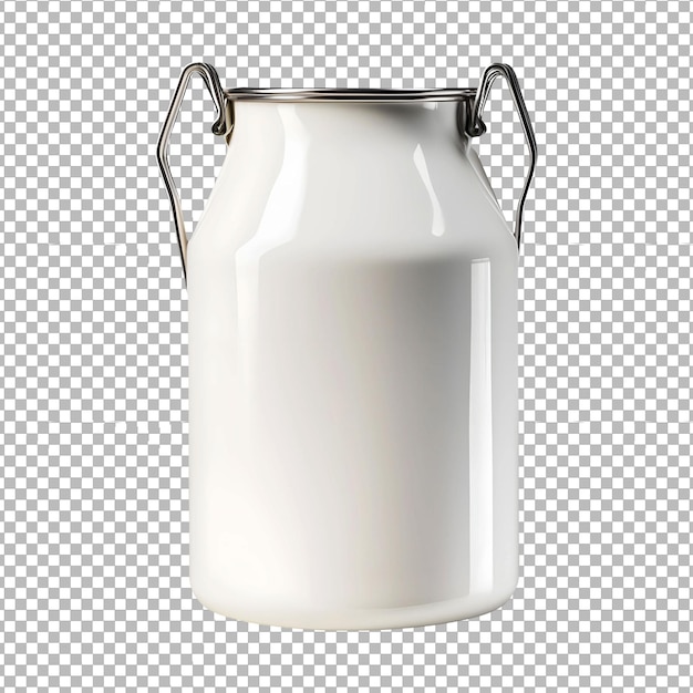 PSD psd steel_milk_can isolated on transparent background png cutout