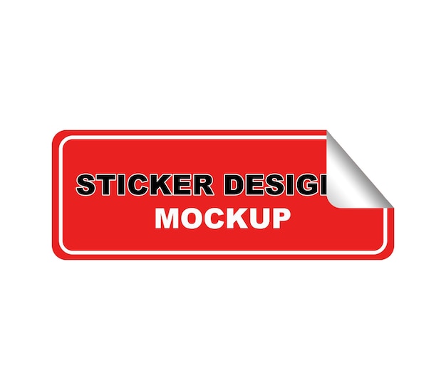 PSD psd sticker design for mockup