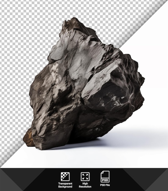 PSD psd stone on transparent background