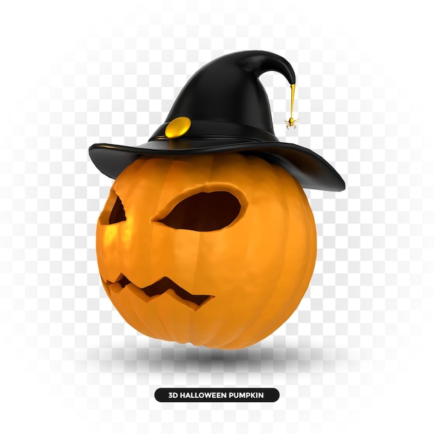 PSD straszny dyniowy poczęstunek lub sztuczka na Halloween