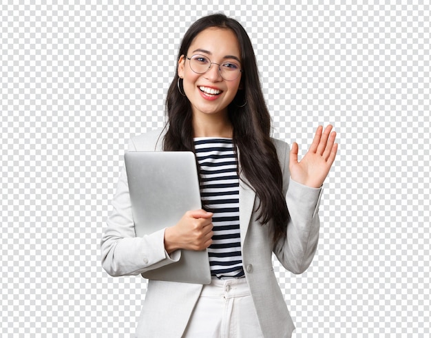 PSD psd studio business finance employment female successfulentrepreneurs concept friendly smiling