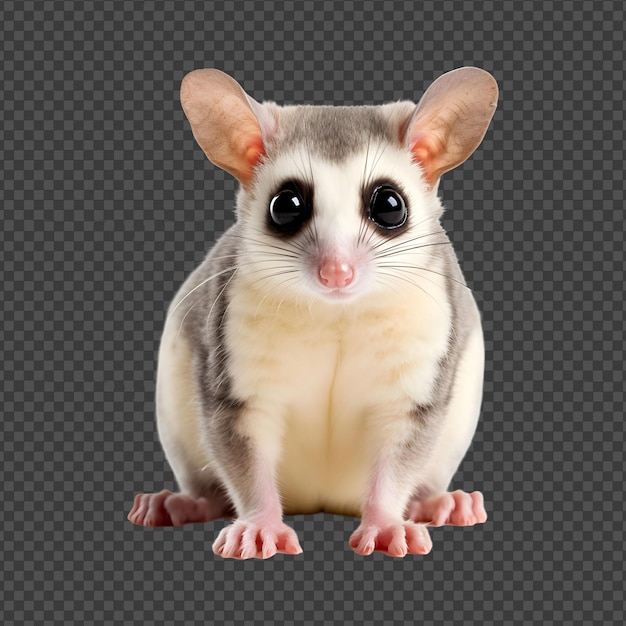 PSD 透明な背景に隔離されたsugarglider pngカットアウト