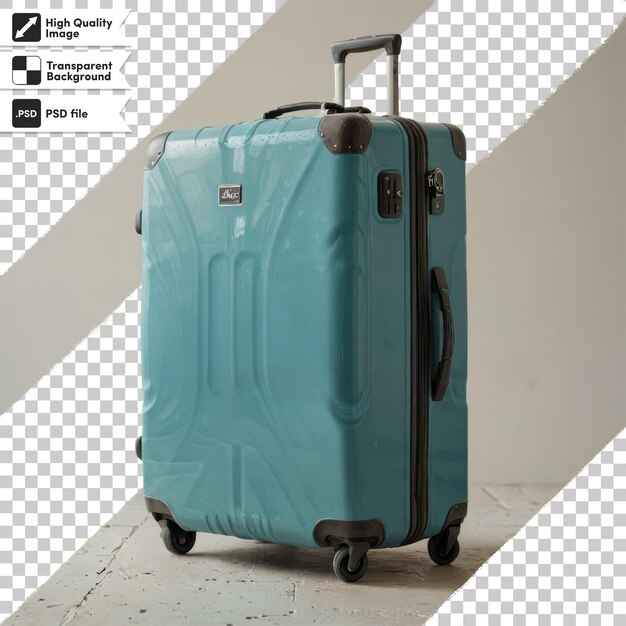 PSD psd suitcase for travel on transparent background with editable mask layer