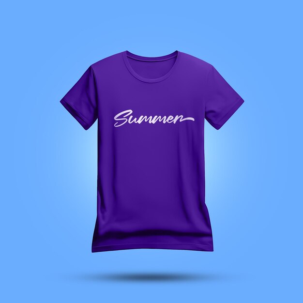 PSD psd summer tshirt mockup