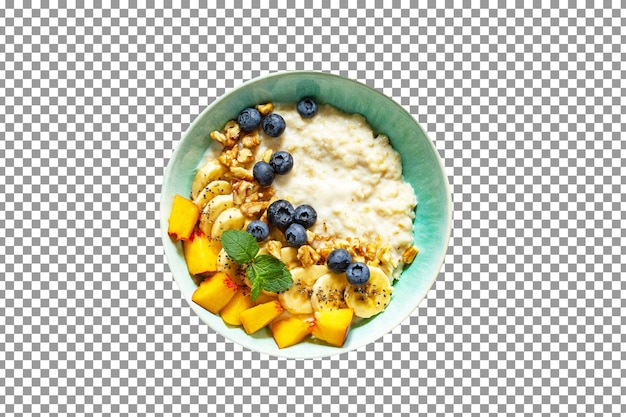 PSD summer vitamin salad with vegetables and fresh vegitables on isolated and transparent background