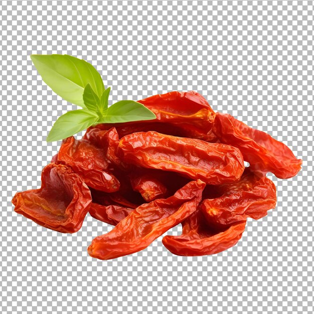 PSD psd sundried_tomatoes изолированы на прозрачном фоне