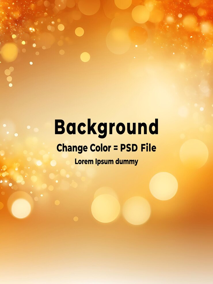 PSD psd サンライズボケ 抽象的なオレンジ色の背景