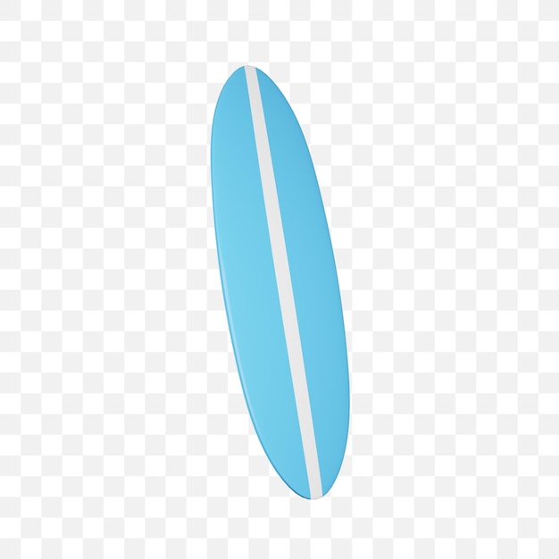 PSD Surfboard icon 3d render