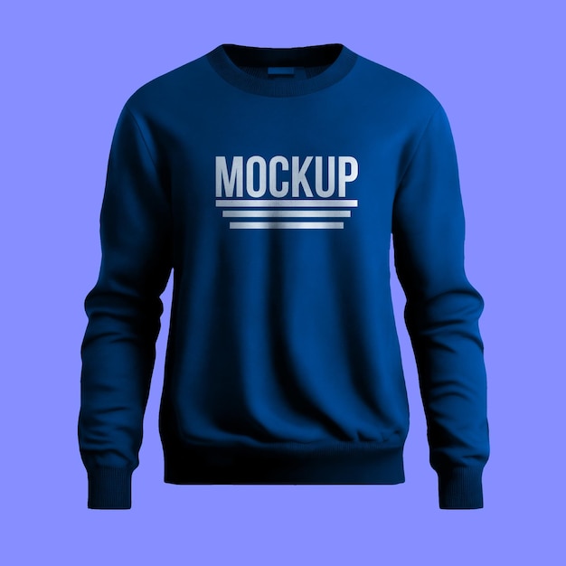 Psd sweater mockup template