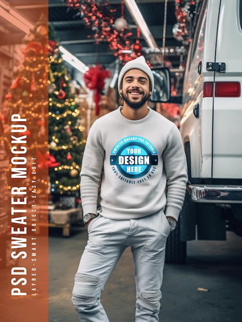 Psd sweater mockup