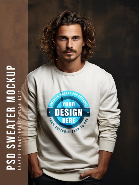 Psd sweater mockup