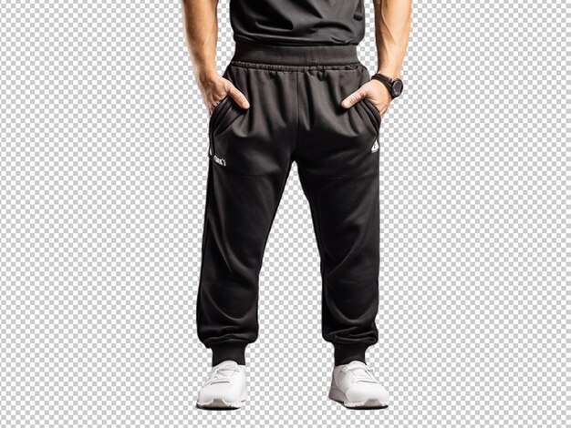 PSD psd of a sweatpants on transparent background