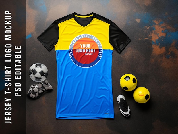 PSD psd t-shirt jersey mockup