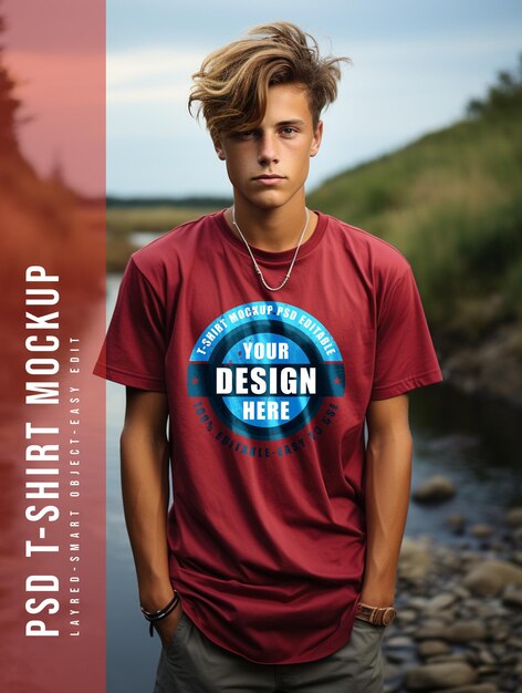 PSD psd t shirt mockup