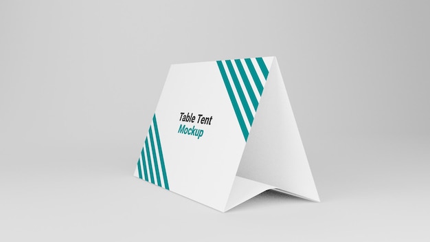 PSD Table Tent mockup
