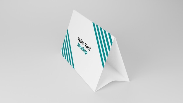 PSD Table Tent mockup