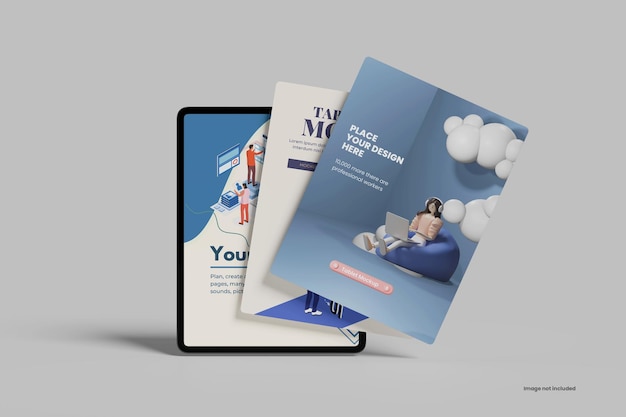 psd tablet mockup