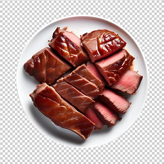 Psd tasty grilled beef fillet steak isolated premium psd on transparent background