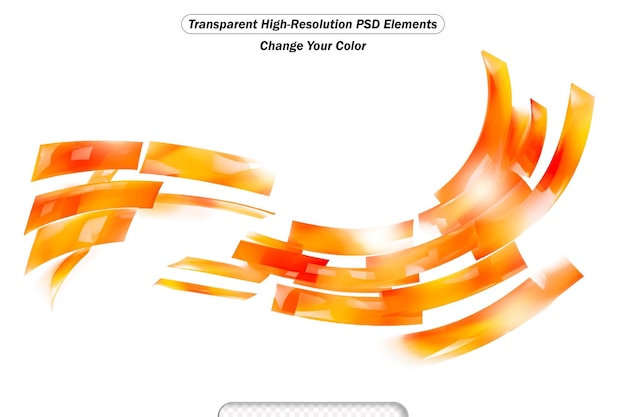 PSD psd tech concept transparent background vector squares design