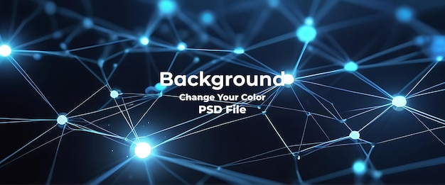 PSD psd tecnologia rete sfondo texture tech digitale it connessione internet blu