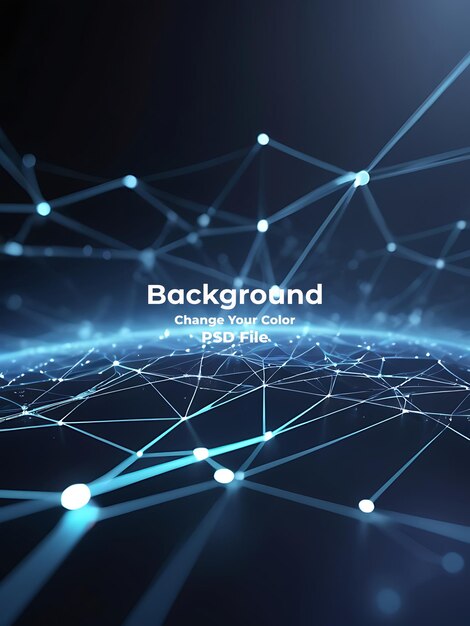 Psd technology network background texture tech digital it connection internet blue