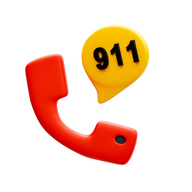PSD telefon dzwoniący pod numer 911