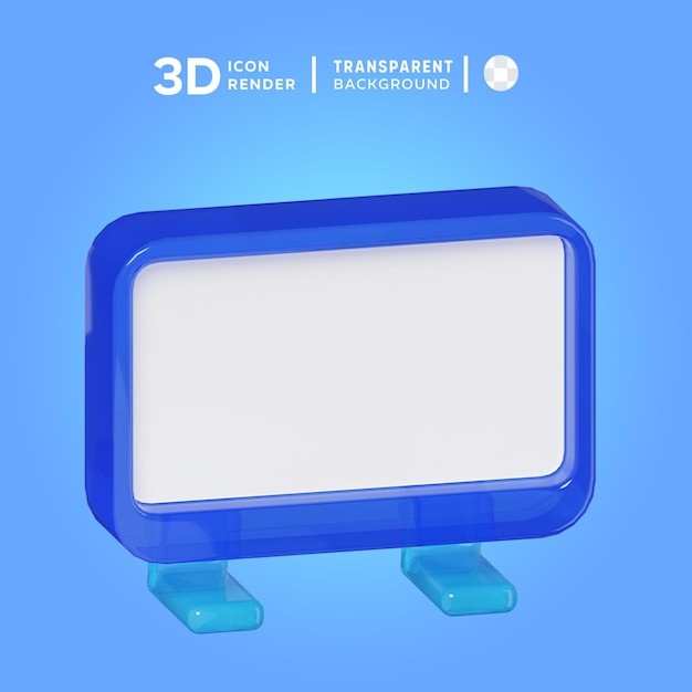 PSD psd television 3d illustration