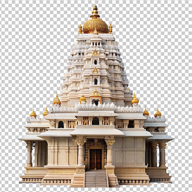 PSD psd of a temple on transparent background