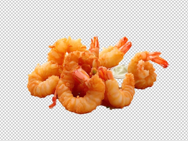 PSD psd tempura png op een transparante achtergrond