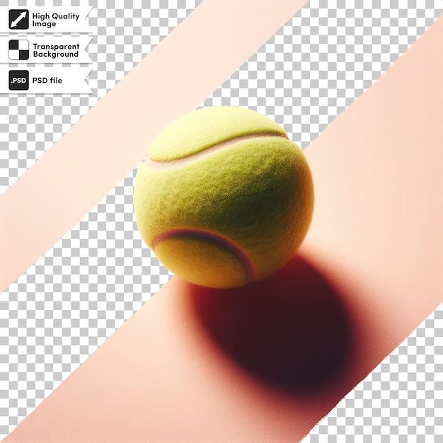 PSD psd tennis ball on transparent background