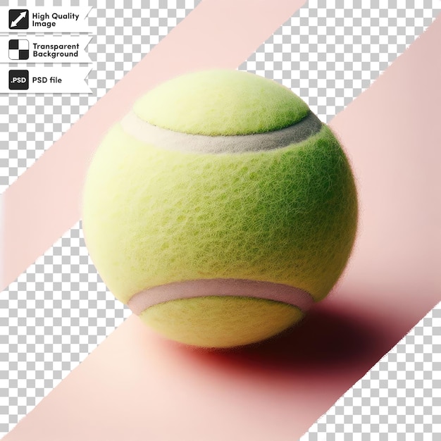 PSD psd tennis ball on transparent background