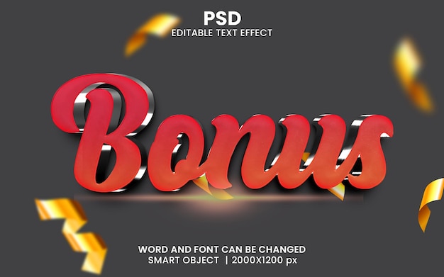 PSD psd text effect design