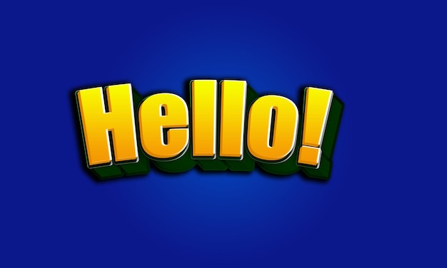 psd text effect editable gaming 3d text design