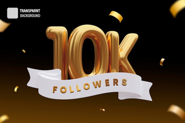 PSD psd thank you 10k followers 1