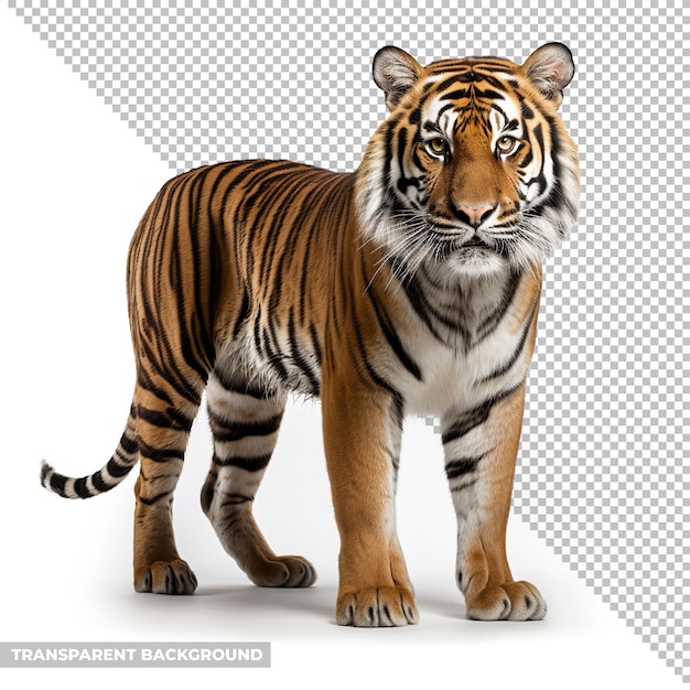 PSD psd tiger isolated without background