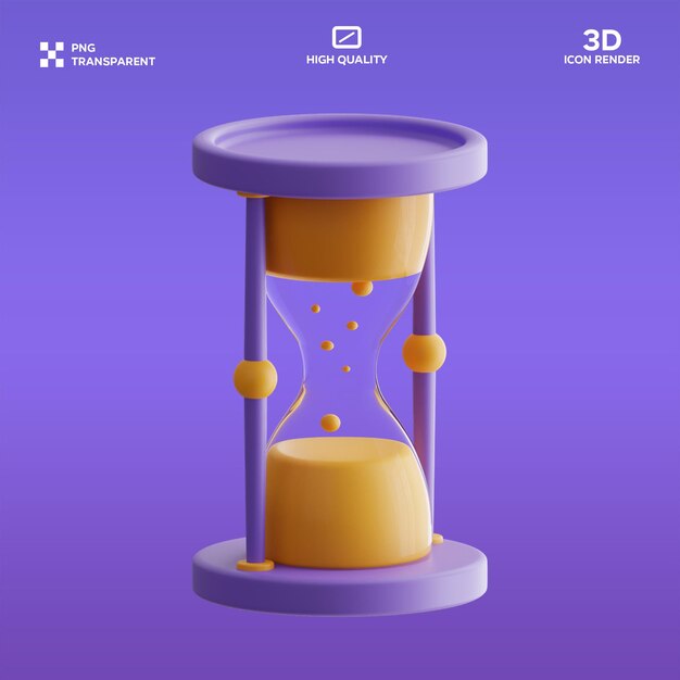 PSD tijd 3D illustratie