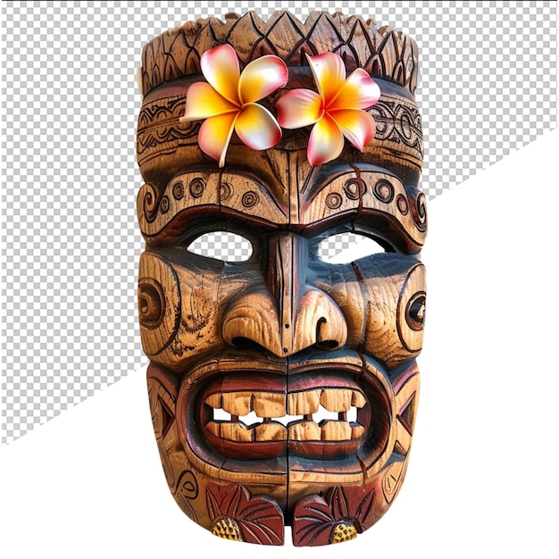 PSD psd tiki masks hawaiian