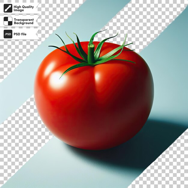 PSD psd tomaat op transparante achtergrond
