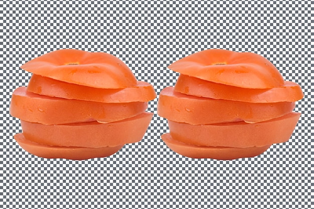 PSD Tomatoes isolated on transparent background
