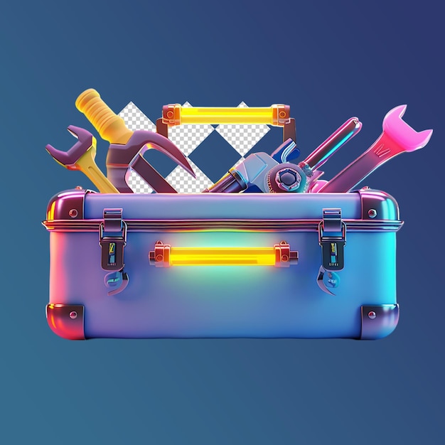 PSD psd a toolbox 3d render isolated