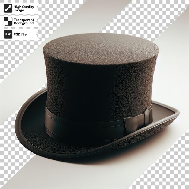 PSD psd top hat on transparent background with editable mask layer