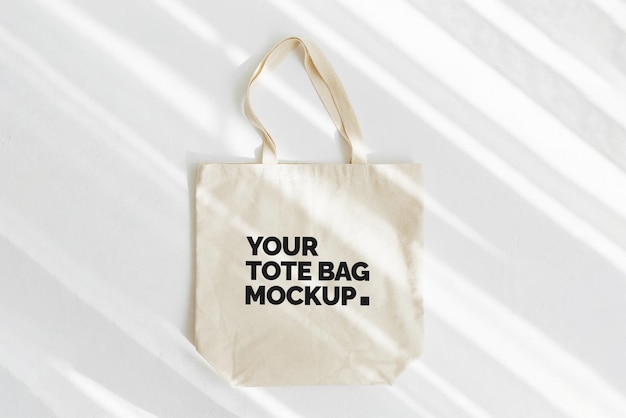 Psd tote bag eco bag mockup