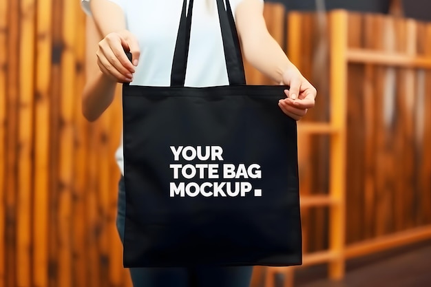 PSD psd tote bag eco bag mockup